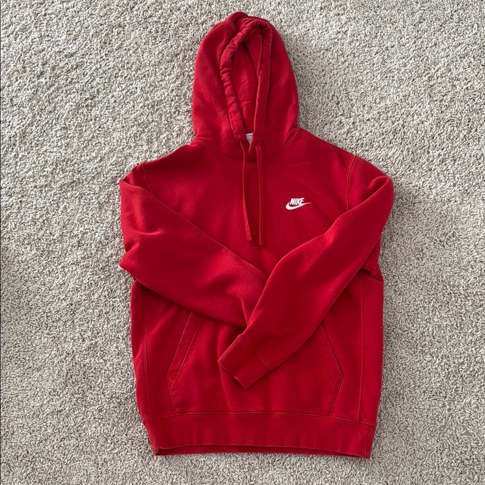 Nike Red Hoodie
